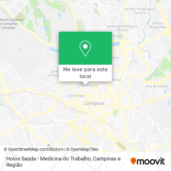 Holos Saúde - Medicina do Trabalho mapa