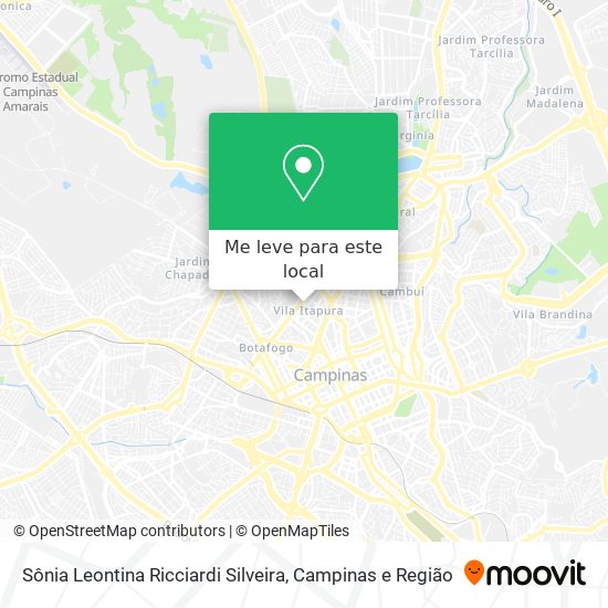 Sônia Leontina Ricciardi Silveira mapa