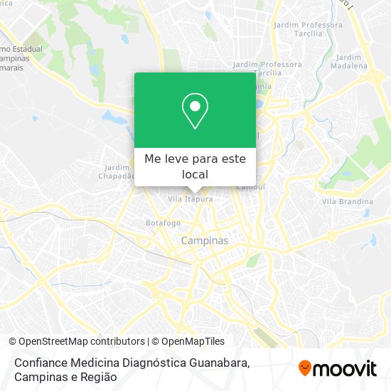 Confiance Medicina Diagnóstica Guanabara mapa