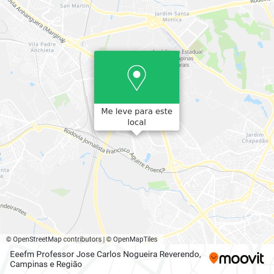 Eeefm Professor Jose Carlos Nogueira Reverendo mapa