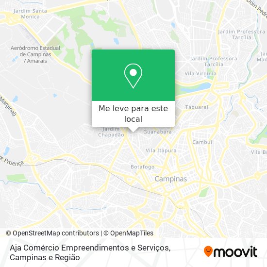 Aja Comércio Empreendimentos e Serviços mapa