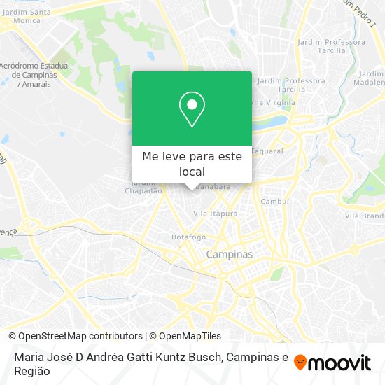 Maria José D Andréa Gatti Kuntz Busch mapa