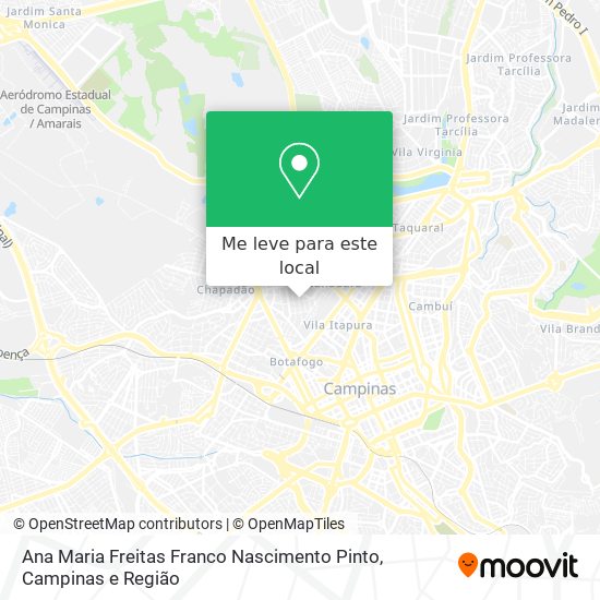 Ana Maria Freitas Franco Nascimento Pinto mapa