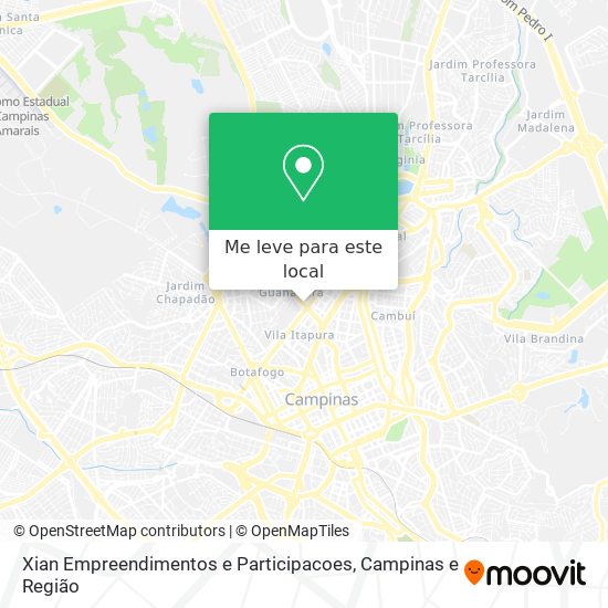 Xian Empreendimentos e Participacoes mapa