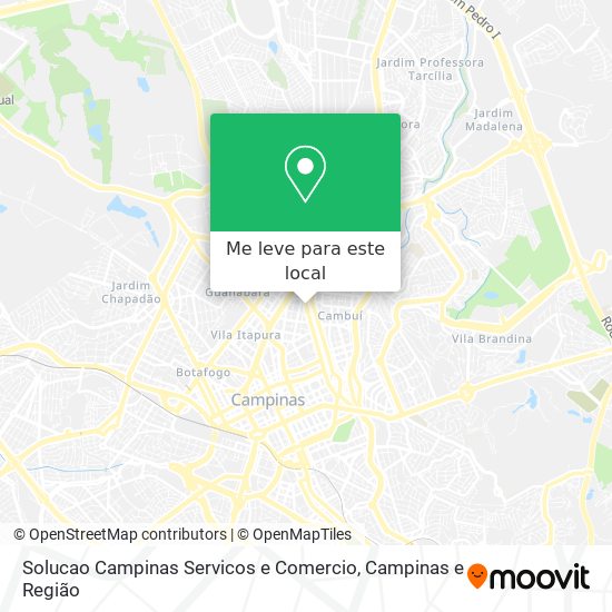 Solucao Campinas Servicos e Comercio mapa