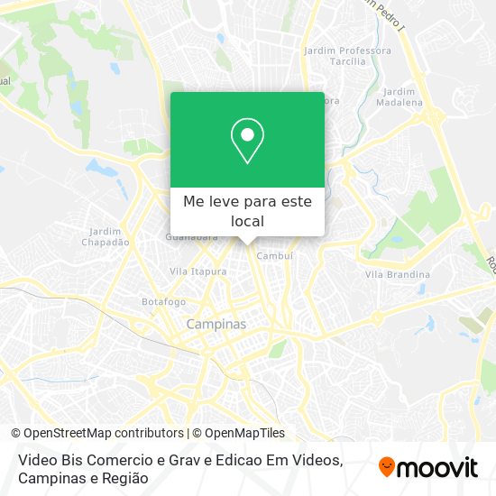 Video Bis Comercio e Grav e Edicao Em Videos mapa