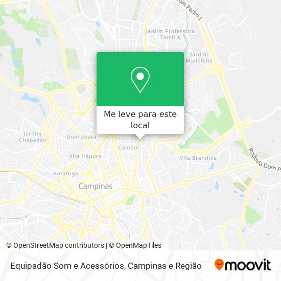 Equipadão Som e Acessórios mapa