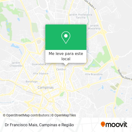 Dr Francisco Mais mapa