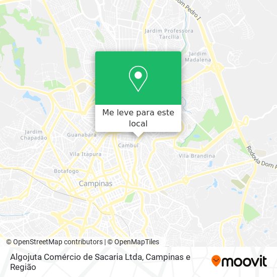 Algojuta Comércio de Sacaria Ltda mapa