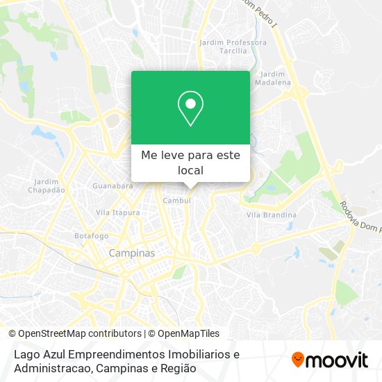 Lago Azul Empreendimentos Imobiliarios e Administracao mapa