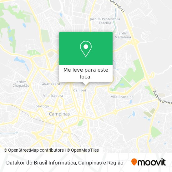 Datakor do Brasil Informatica mapa