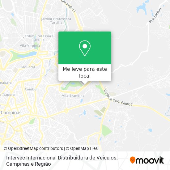 Intervec Internacional Distribuidora de Veiculos mapa