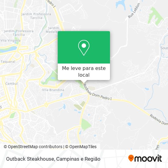 Outback Steakhouse mapa