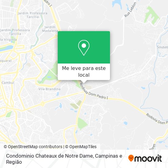 Condominio Chateaux de Notre Dame mapa