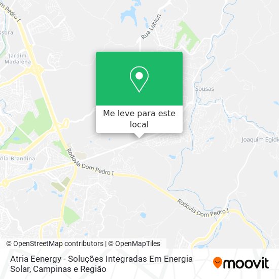 Atria Eenergy - Soluções Integradas Em Energia Solar mapa