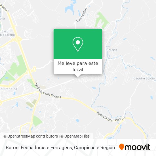 Baroni Fechaduras e Ferragens mapa