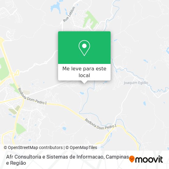 Afr Consultoria e Sistemas de Informacao mapa