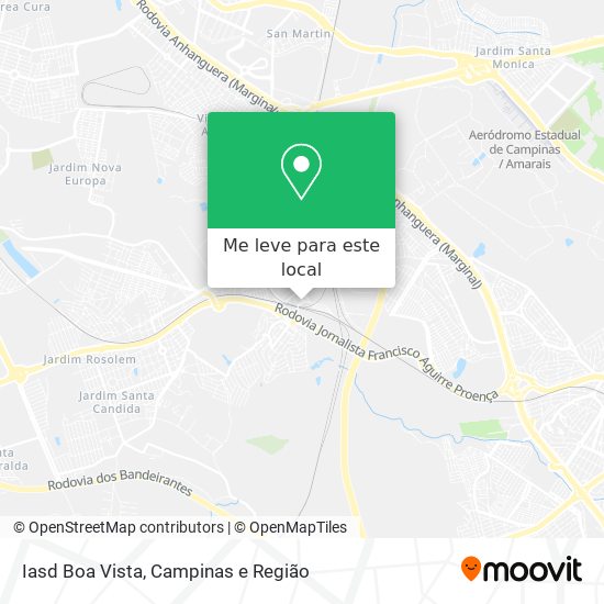 Iasd Boa Vista mapa