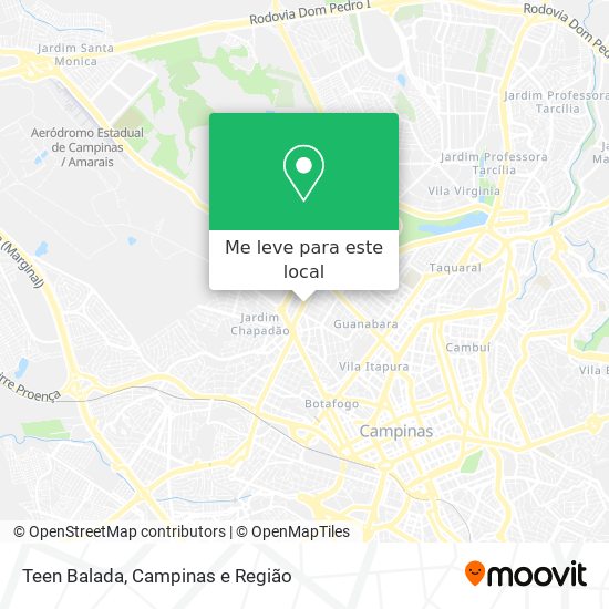 Teen Balada mapa