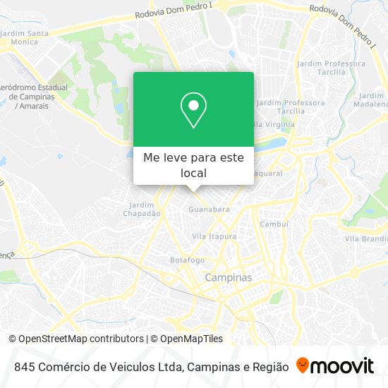 845 Comércio de Veiculos Ltda mapa