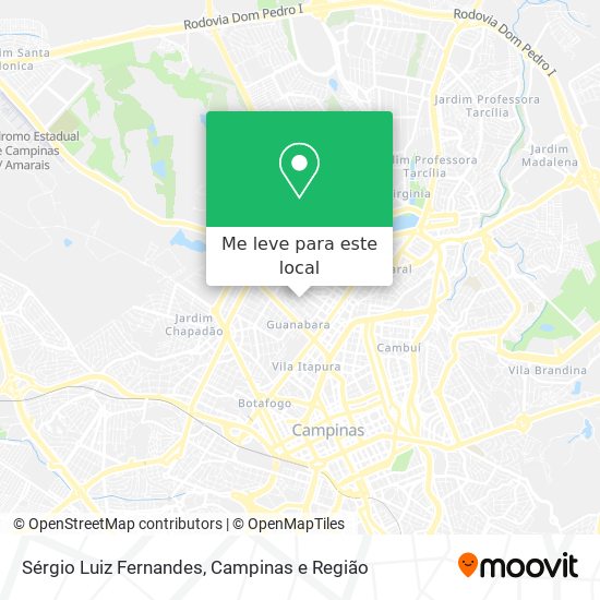 Sérgio Luiz Fernandes mapa