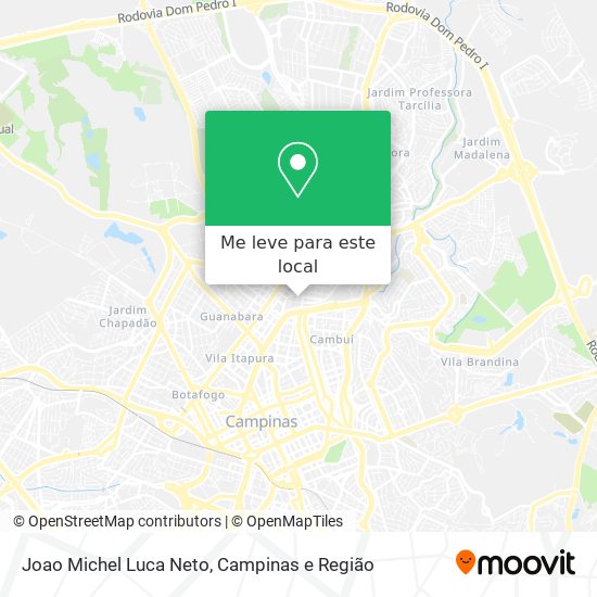 Joao Michel Luca Neto mapa