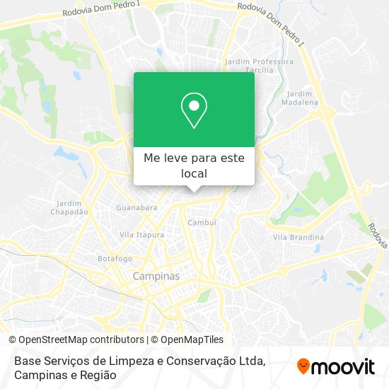 Base Serviços de Limpeza e Conservação Ltda mapa