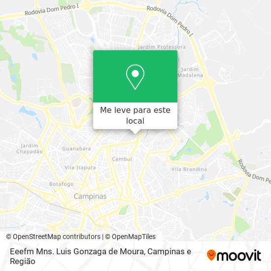 Eeefm Mns. Luis Gonzaga de Moura mapa