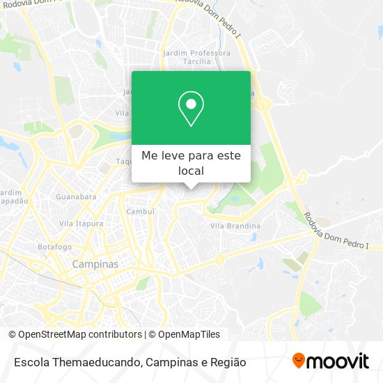 Escola Themaeducando mapa