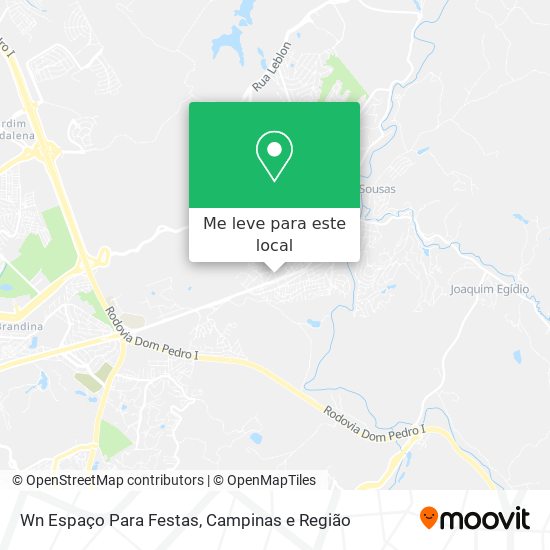 Wn Espaço Para Festas mapa