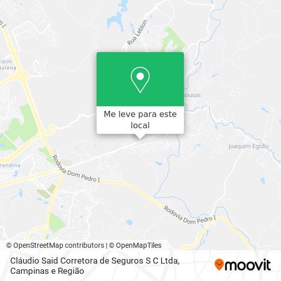 Cláudio Said Corretora de Seguros S C Ltda mapa