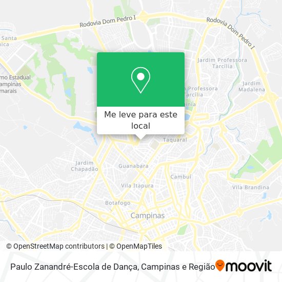 Paulo Zanandré-Escola de Dança mapa