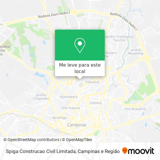 Spiga Construcao Civil Limitada mapa