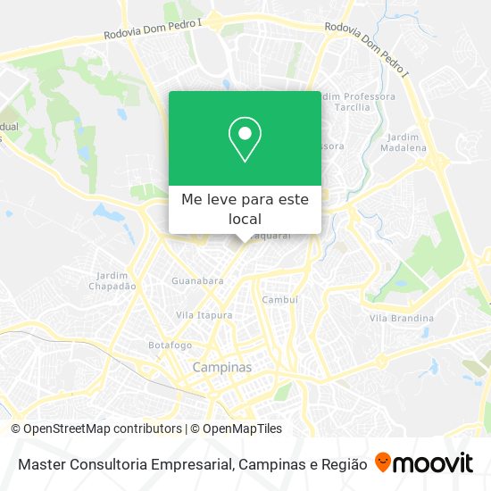 Master Consultoria Empresarial mapa