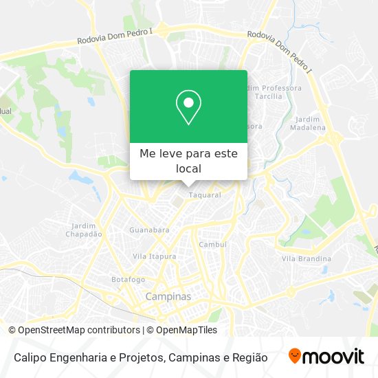 Calipo Engenharia e Projetos mapa