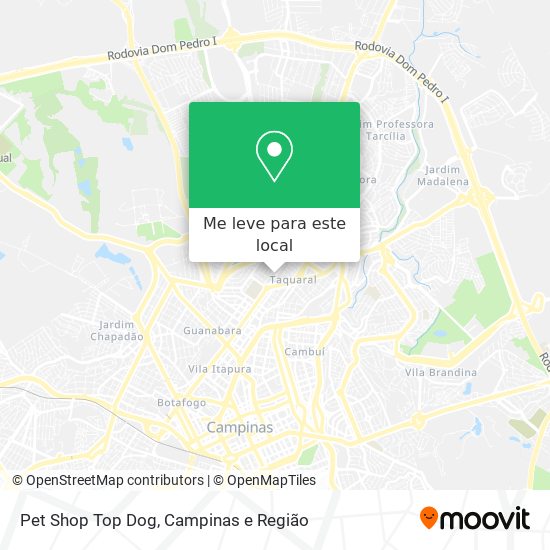 Pet Shop Top Dog mapa