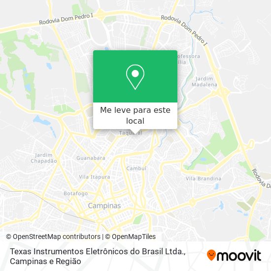 Texas Instrumentos Eletrônicos do Brasil Ltda. mapa