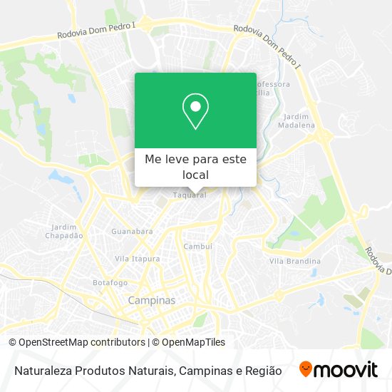 Naturaleza Produtos Naturais mapa