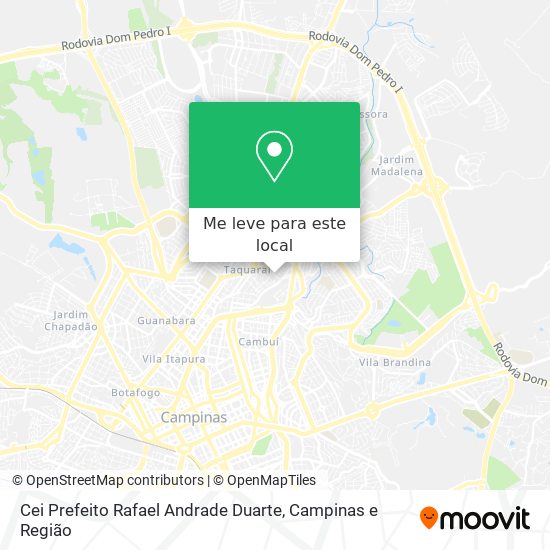 Cei Prefeito Rafael Andrade Duarte mapa
