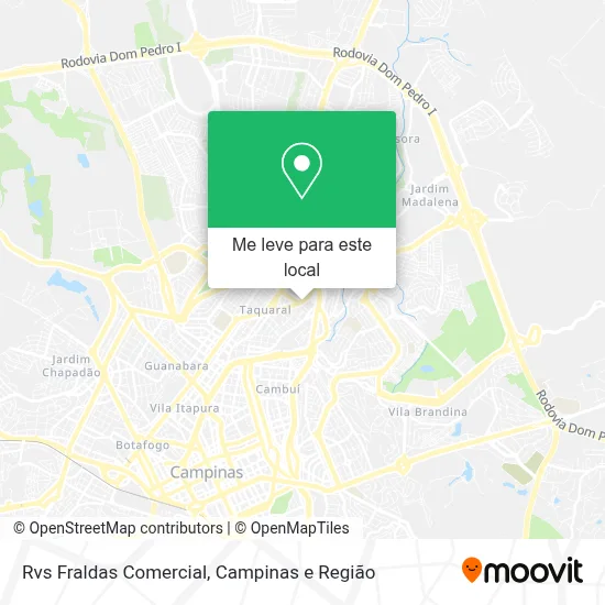 Rvs Fraldas Comercial mapa