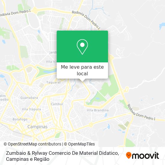 Zumbaio & Rylway Comercio De Material Didatico mapa