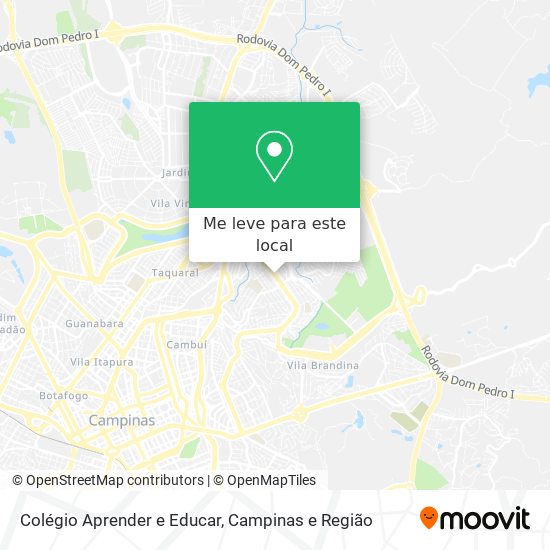 Colégio Aprender e Educar mapa