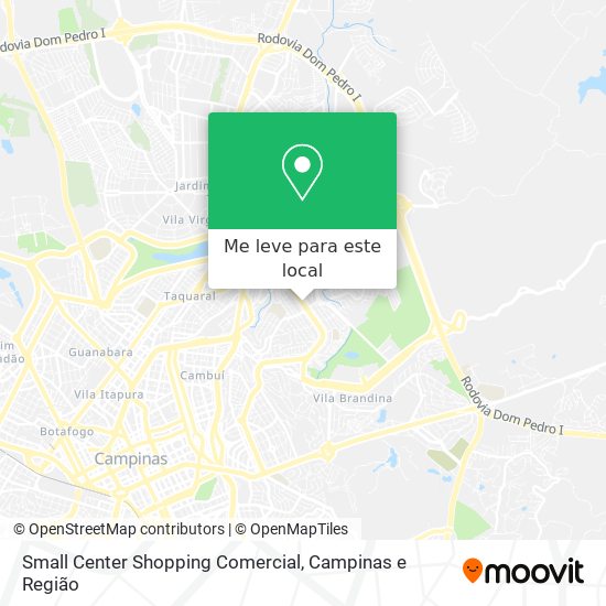 Small Center Shopping Comercial mapa