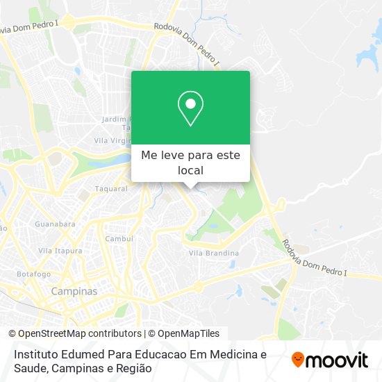Instituto Edumed Para Educacao Em Medicina e Saude mapa