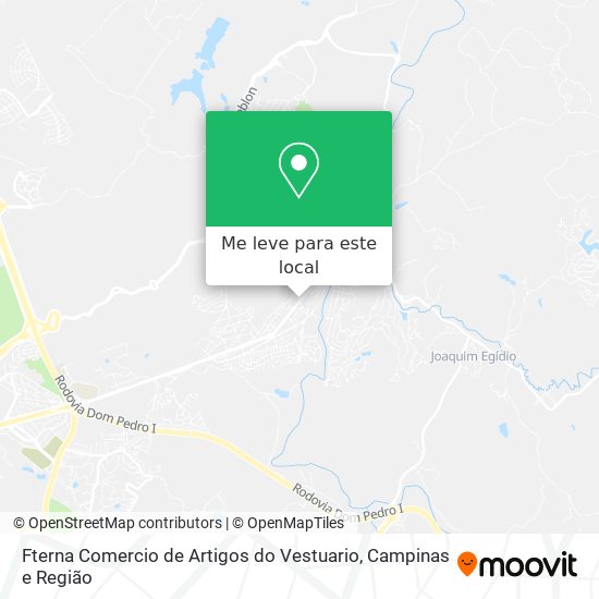 Fterna Comercio de Artigos do Vestuario mapa