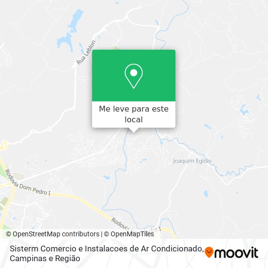 Sisterm Comercio e Instalacoes de Ar Condicionado mapa