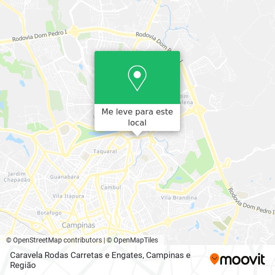 Caravela Rodas Carretas e Engates mapa