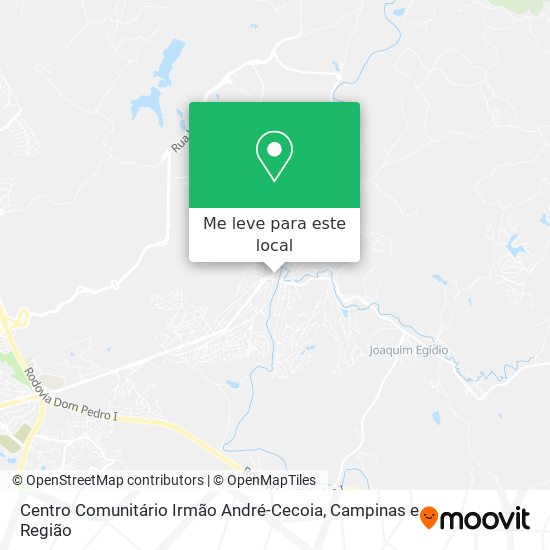 Centro Comunitário Irmão André-Cecoia mapa