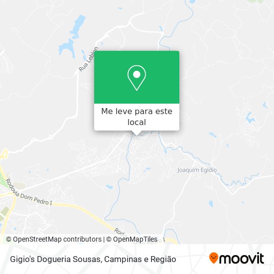 Gigio's Dogueria Sousas mapa