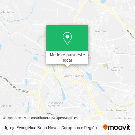 Igreja Evangelica Boas Novas mapa